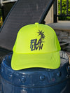 Reflective FLA LIV'N Neon Yellow Trucker Hat