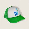 Green and White Trucker Hat