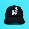 Black Trucker Hat (White Logo)