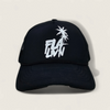 Black Trucker Hat (White Logo)