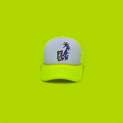 Neon Yellow Truck Hat