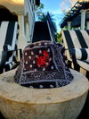 Black Bandana Bucket Hat