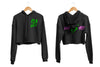 Love Vs Hate Joker Colorway Cropped Hoodies